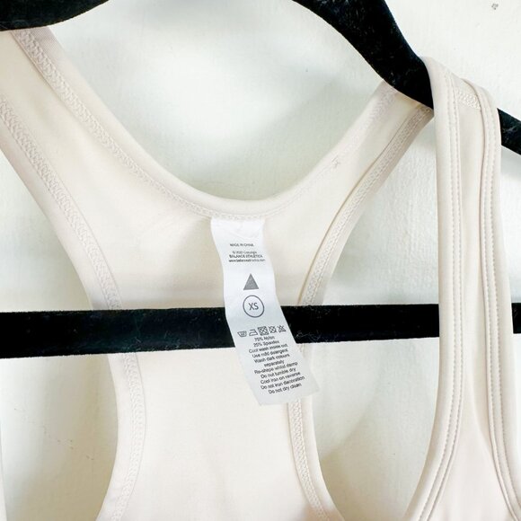 Balance‎ | Vitality Roam Crop Athletic Tank Top in Ivory White Size XSmall - Picture 5 of 6